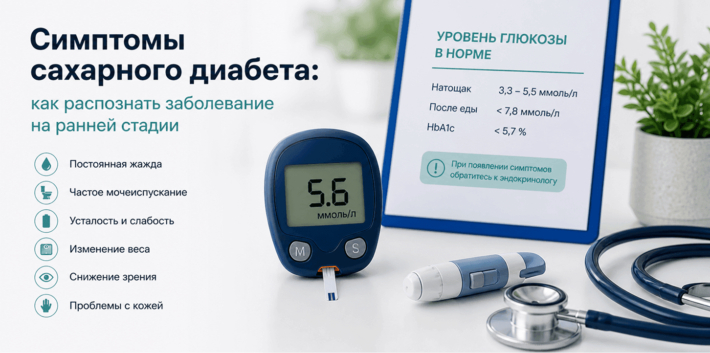 симптомы сахарного диабета